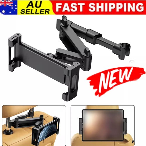 Universal 360° Car Seat Back Headrest Mount Holder for Apple iPad Phone Tablet - Picture 2 of 13