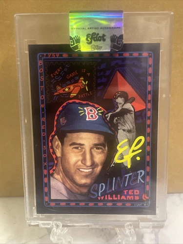 Topps Project 2020 Ted Williams Efdot Auto 42/80
