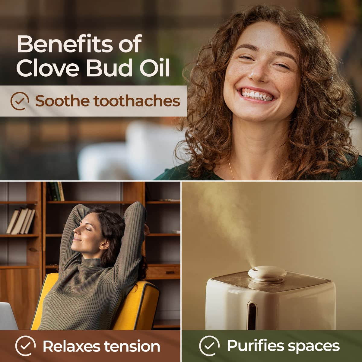 Clove Oil for Tooth Aches & Pain Relief 100 Pure and Natural Clove Essential eBay