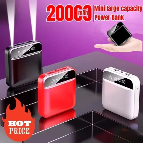 Mini batterie externe 10000/20000mah, charge rapide, grande capacité. - Zdjęcie 5 z 15
