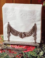Victorian Trading Co Silverplate Curtain Call Napkin Holder Free Shipping on sale Victorian Trading Co Silverplate Curtain Call Napkin Holder Free Shipping on sale
