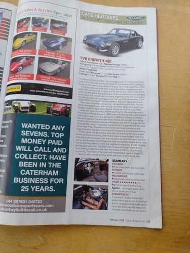 CLASSIC AND SPORTS CAR Magazine February 2018 Petrol Head Retro Collection MGB - Picture 18 of 24