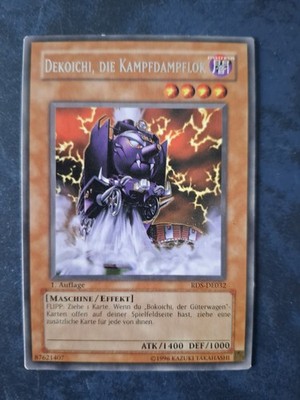 Dekoichi, Die Kampfdampflok RDS-DE032 1. Edition Rare Yu-Gi-Oh Rise Of Destiny