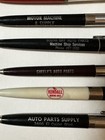 Vintage 1950s Advertising Ballpoint PENS Lot Bank, Automotive, Motor, Food, more — photo 4