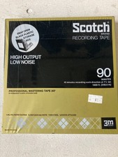 Scotch Professional Mastering Tape 207, 90 Minutes, 1/4” R90 Reel to Reel Sealed
