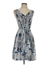 Simply Vera Vera Wang Women Blue Casual Dress XS