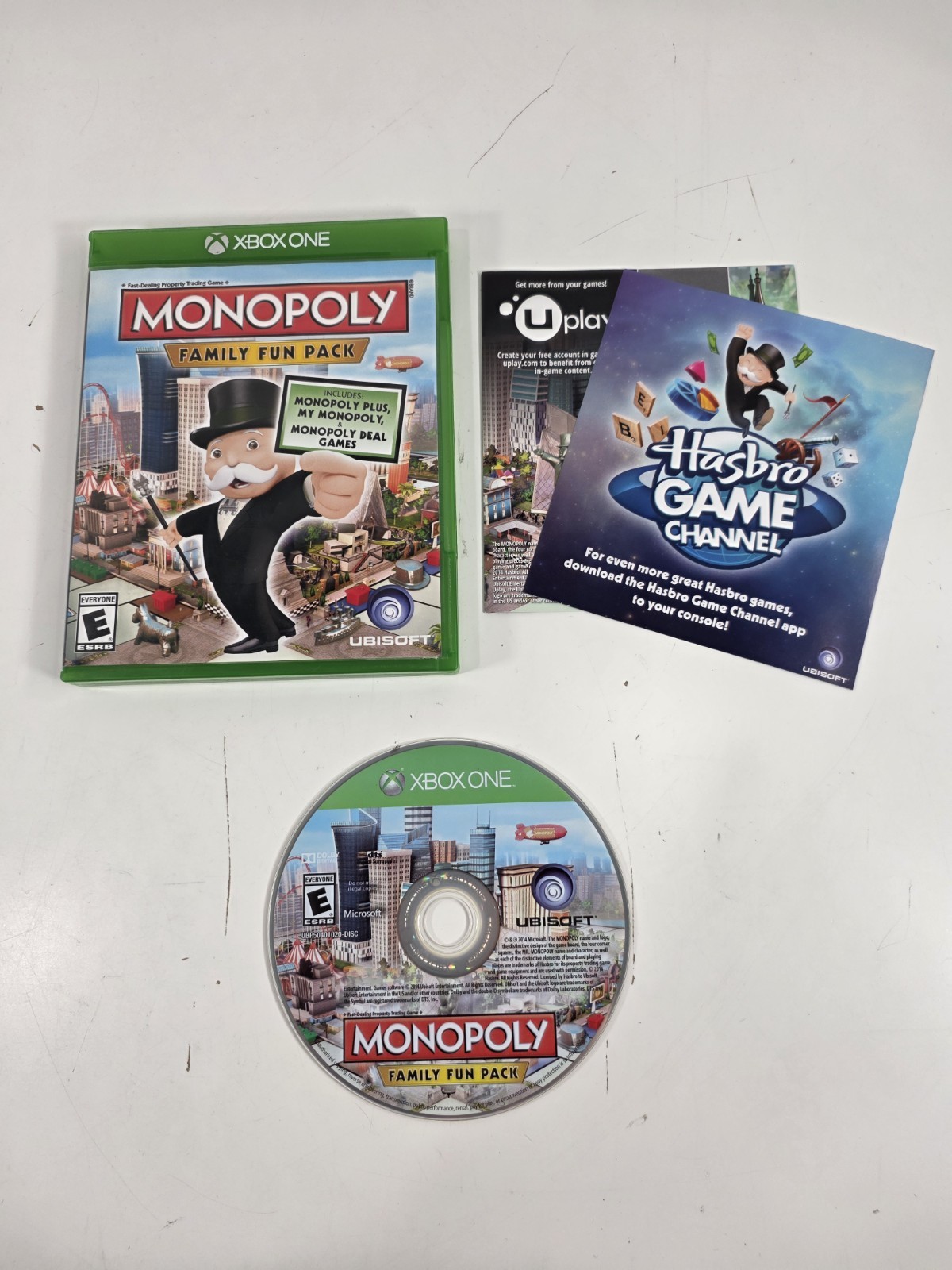 Monopoly Family Fun Pack (Microsoft Xbox One, 2014)  CIB TESTED!