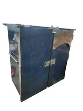 FWE ETC-UA-22 22 Pan Stainless Steel Full Height Bun / Food Pan Enclosed Tran...