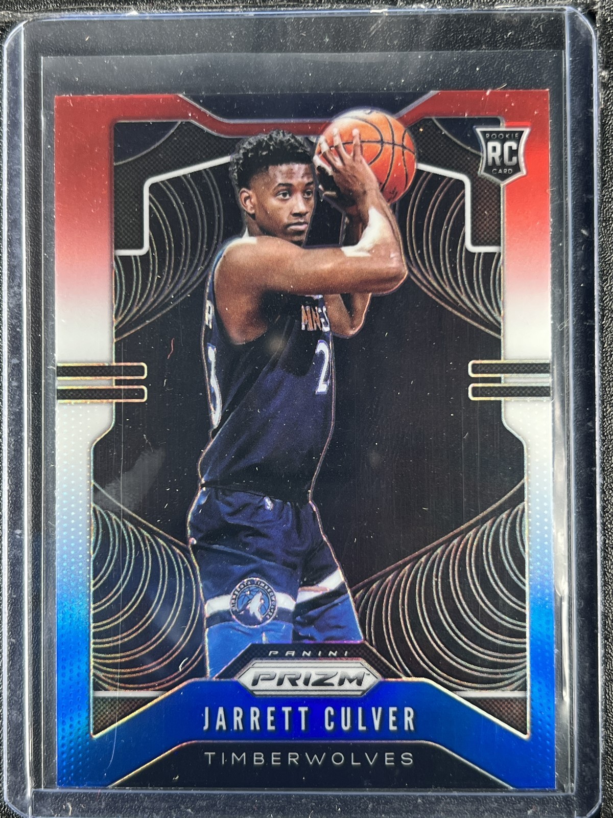 Culver, Jarrett - 2019-20 Prizm - Rookie - Red/White/Blue