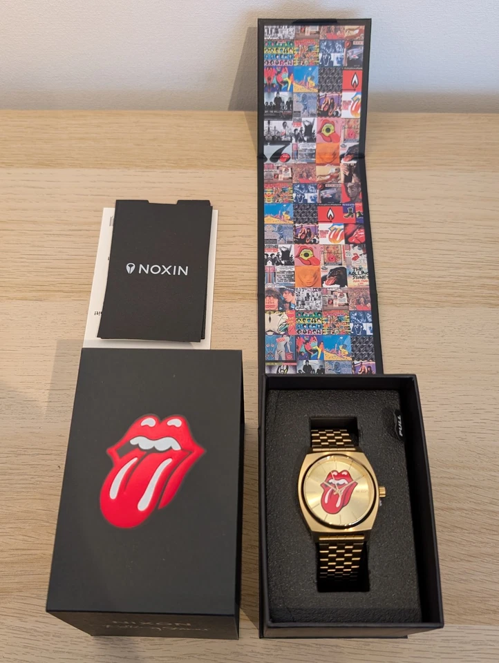 Nixon Rolling Stones Time Teller A1356-509 – Gold – Neu & OVP – Sealed – Rare - Bild 1 von 3