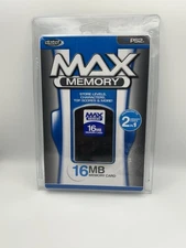 Max Memory Card Datel 16MB Sony Playstation 2 PS2 Memory Card BRAND NEW SEALED