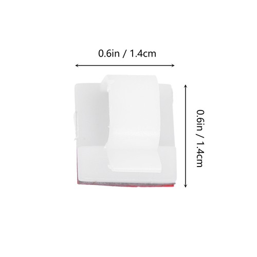 120 Pcs Cable Clamp Wire Clamps for Adhesive Cord Organizer Car Clips Holder - 第 9/12 張圖片