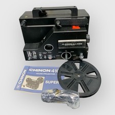 Chinon Sound 4100 Super 8 Movie Projector - Boxed, Manual  Reel - VGC
