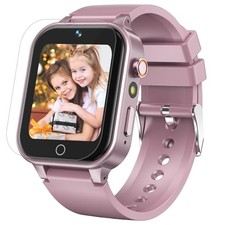 1.5" Kids Smart Watch for Boys  Girls - 26 Puzzle Games - DE07 - Pink