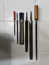 Hand File Assortment – 6 Small Files – Mixed Shapes – Great Variety