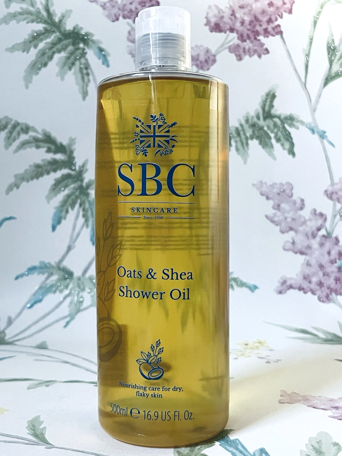 SBC Oats And Shea Shower Oil Bath Soak Body Wash Indulgent Nourishing 500ml