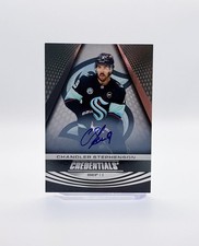 2025-26 Upper Deck Credentials Chandler Stephenson Auto Kraken #18