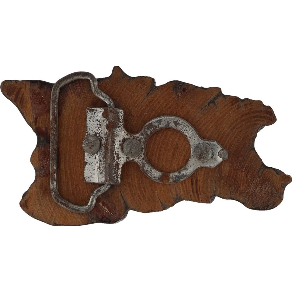 Xl 木质宝石手工波西米亚嬉皮士嬉皮西部牛仔复古皮带扣 — 第 2/4 张图片