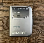 Vintage 90s Sony AM/FM, Tape,  Walkman Only Radio Works