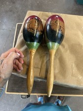 Handmade Pair Of Maracas