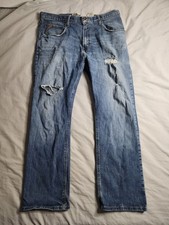 Ariat M4 Low Rise Bootcut Jeans Mens Size 38x32 Medium Wash Western Workwear