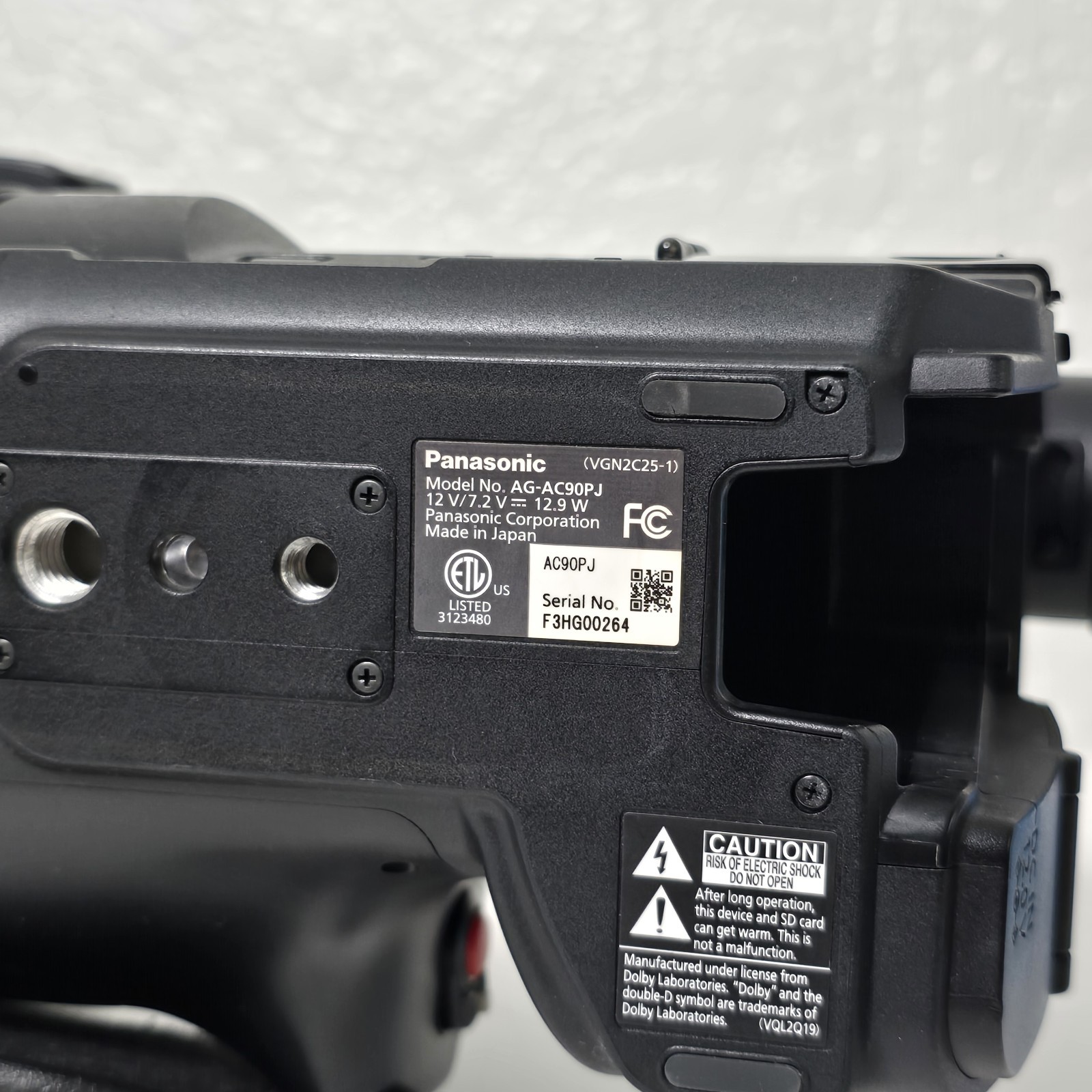 Panasonic AG-AC90PJ AVCCAM  Camcorder Bundle W/ Porta Brace Bag 