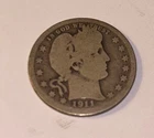 1911-P Barber Quarter - Good (G)