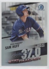 2020 Bowman Chrome Stat Tracker Sam Huff #ST-2 7at