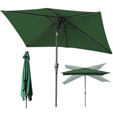 Sonnenschirm Rechteckig Schirm Terrassen Gartenschirm Neigbar Ampelschirm