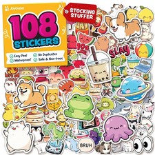 Cute Stickers for Kids - Christmas Stocking Stuffers Kids - Kawaii Water Bott...