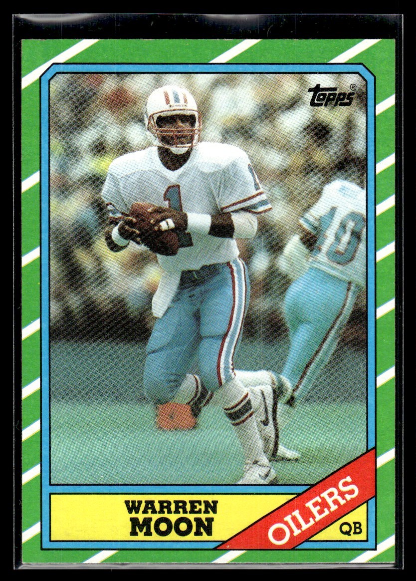 1986 Topps Warren Moon Houston Oilers #350