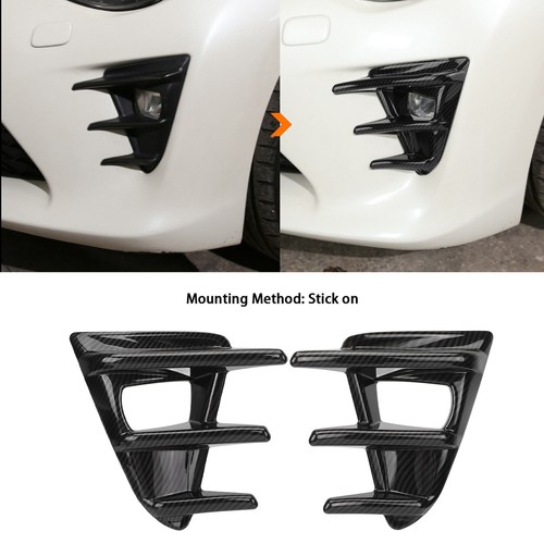 2pcs Front Fog Light Lamp Cover Trim Car Exterior Decoration Part For 86 GT86 - Picture 3 of 22