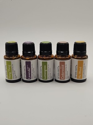 Simply Earth Essential Oil 15ml 100% Pure Oils Natural Aromatherapy Lot Of 5 NEW