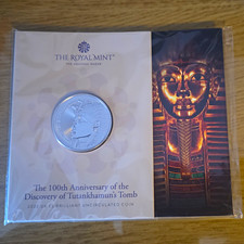The Royal Mint 2022 UK £5 Tutankhamun’s Tomb 100th Anniversary Coin