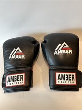 Guantes de Boxeo Amber Pro, Espuma CUERO, Diseño Precurvo 16oz