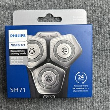 Phillips Norelco Replacemnt Shaving Heads SH71 3-Pack Brand New 5000-7000 Series