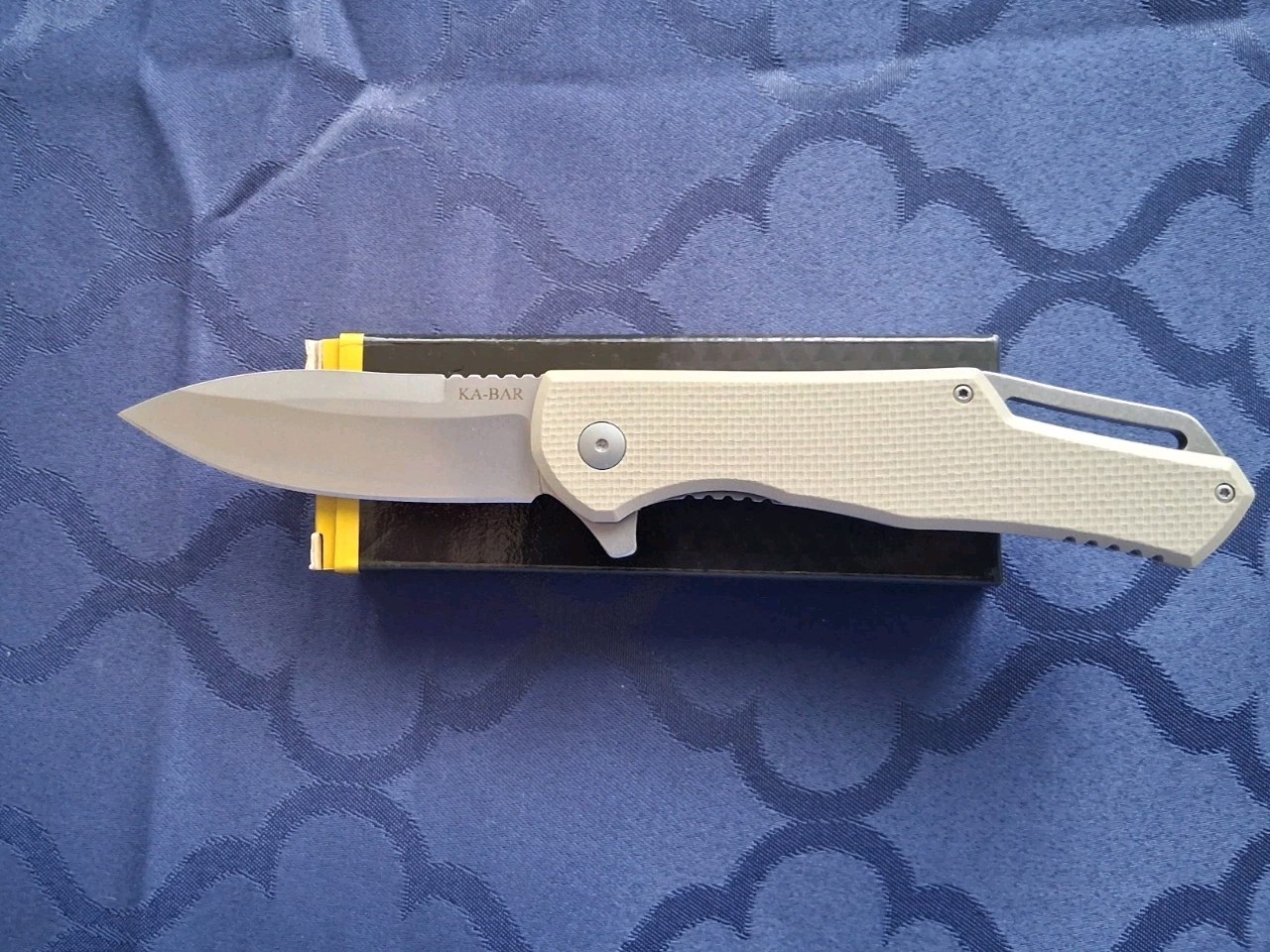 *NEW*🔥 KA-BAR - Jarosz (7509) w/ Tan G10 / Titanium Handl