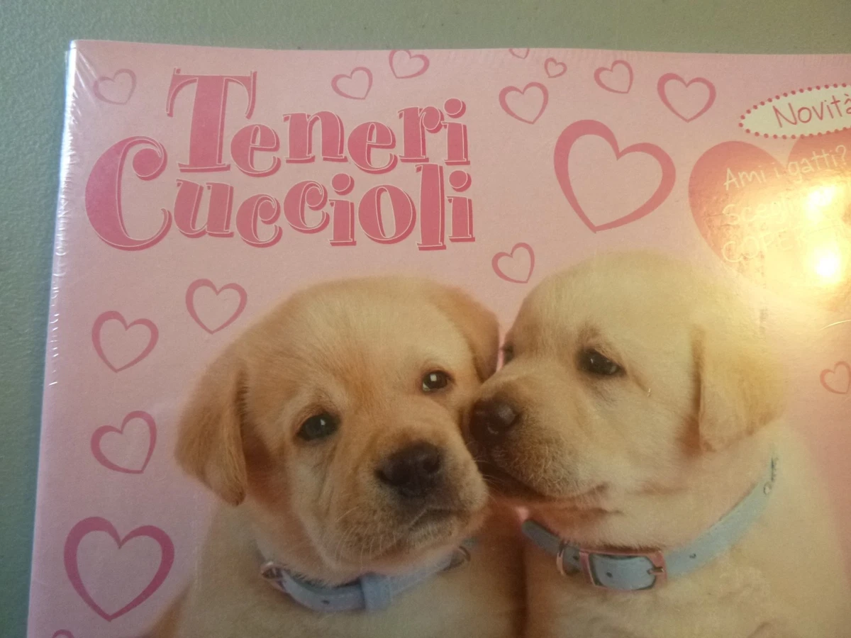 Teneri Cuccioli - Collectible Sticker Album & Complete set of stickers -NIP