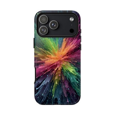 Abstract Neon Color Explosion | Phone Case for iPhone, Galaxy, Pixel