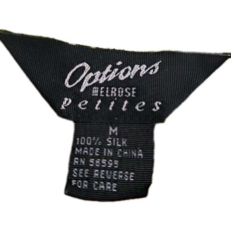 Options Melrose Medium Petites Silk Patchwork Shi… - image 2