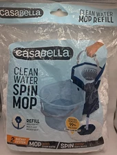 Casabella Clean Water Spin Mop Head Refill 8500456 Replacement Mop Head NEW