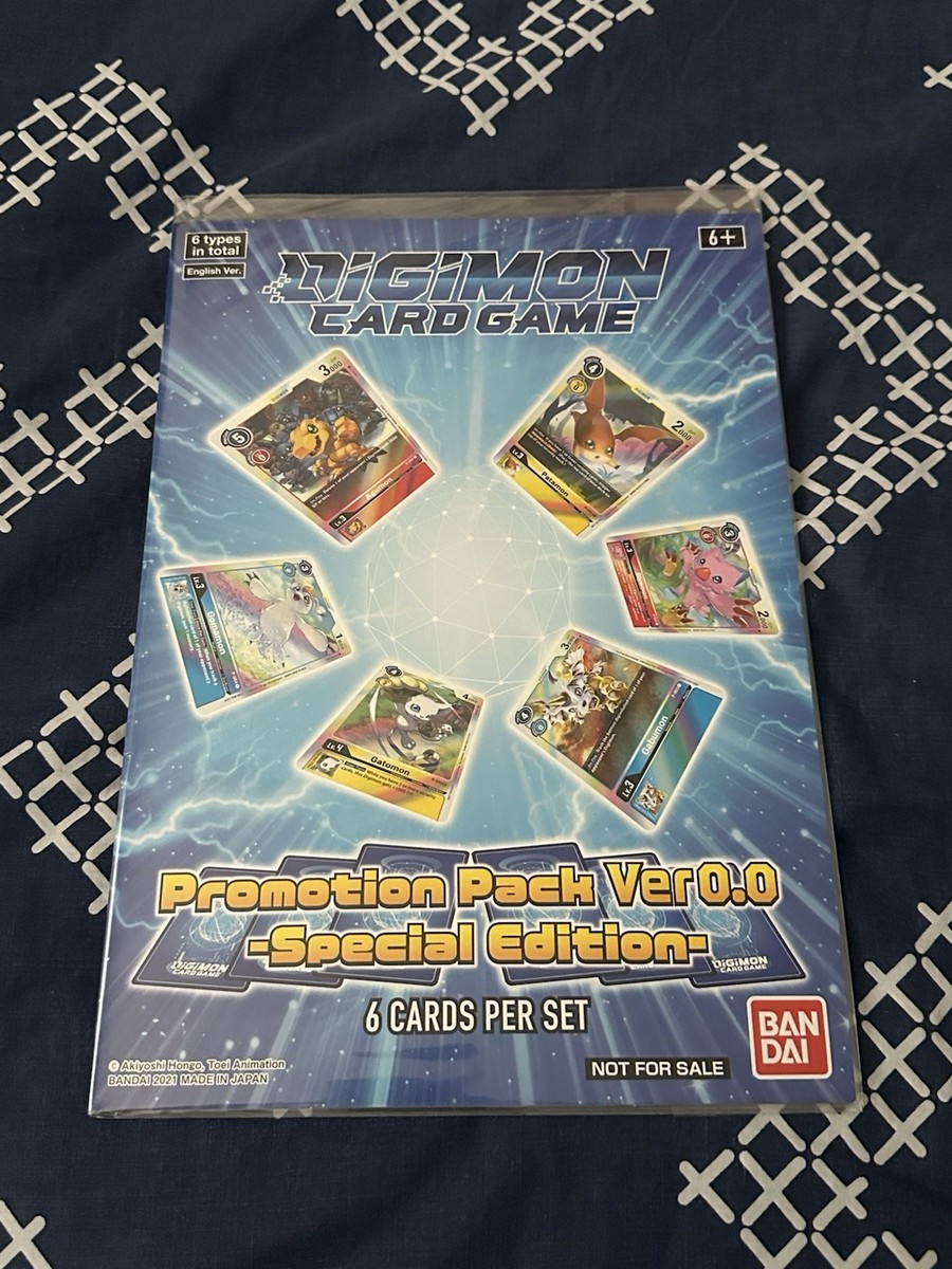 DIGIMON TCG Promo Pack Ver 0.0 Special Edition Folder Binder - New Sealed