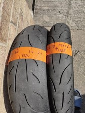 Metzeler Sportec M9rr 120/70zr17 & 160/60zr17 tyres scrubs road track
