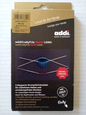 addi CraSy Trio Long 3 Flexible Double Pointed Knitting Needles 30cm 5.5mm