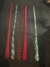 Vintage Men’s Ties Colorful made in USA ~ Brooks Brother's~Garcia 6 total