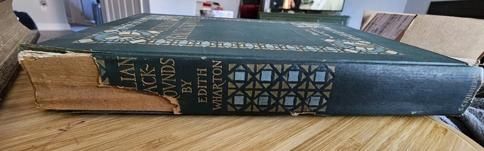 Edith Wharton 1st Ed 1905 Italian Backgrounds Margaret Armstrong Illustrated HC - Image 2 of 4