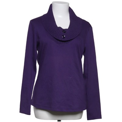 G.W., Rollkragenpullover, Größe: 42, Lila, Baumwolle/Polyester, Einfarbig #TuD