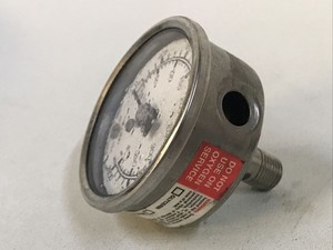 Ashcroft 238A460-01 Rev E. 0-400 PSI, 0-2800 kPa Gauge, 1/4" NPT