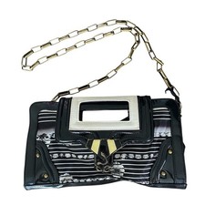 Roberto Cavalli Class NWTs Vintage Black Pate...