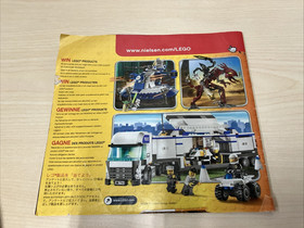 Lego Bionicle Cendox V1 8992 Manual Instruction Only